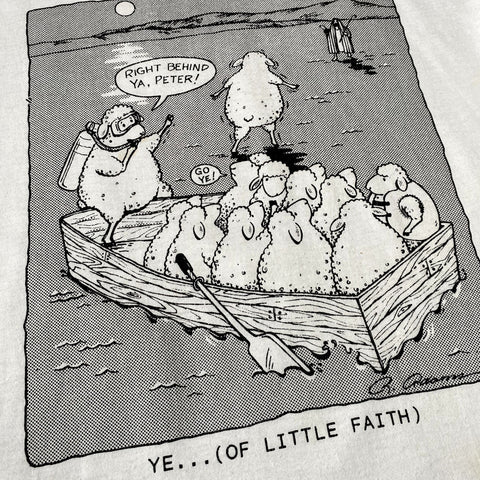 Vintage 90s Ye Of Little Faith T-Shirt
