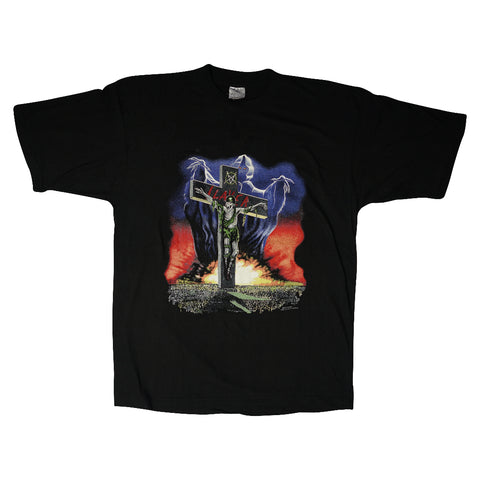 Vintage 1990 Slayer 'European Campaign' T-Shirt