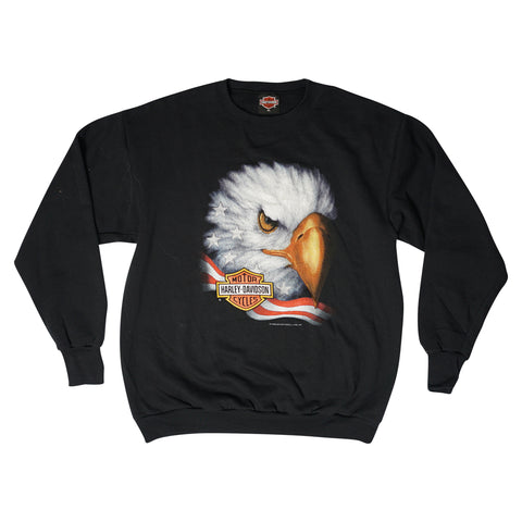 Vintage 1992 Harley-Davidson 3D Emblem Sweater