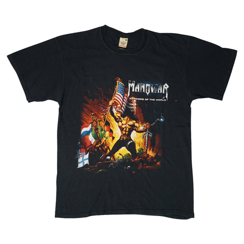 Vintage 90s Manowar 'Warriors Of The World' T-Shirt