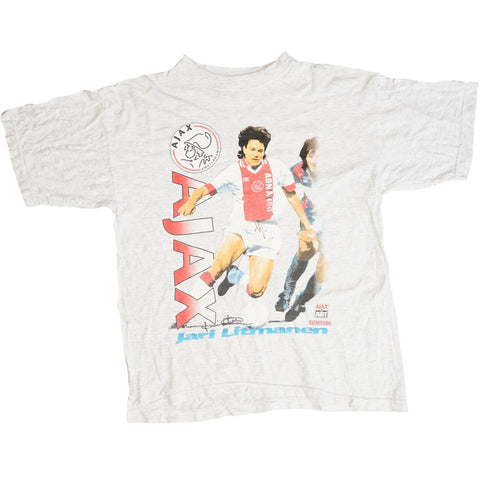 Vintage 90s Ajax 'Jari Litmanen' T-Shirt