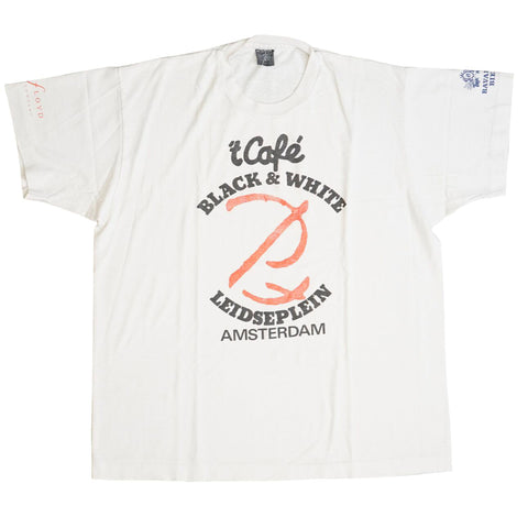 Vintage 90s Café Black & White Leidseplein T-Shirt