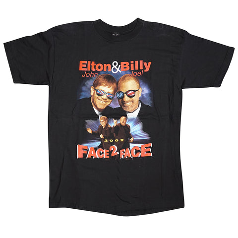 Vintage 2002 Elton John & Billy Joel 'Face 2 Face Tour' T-Shirt