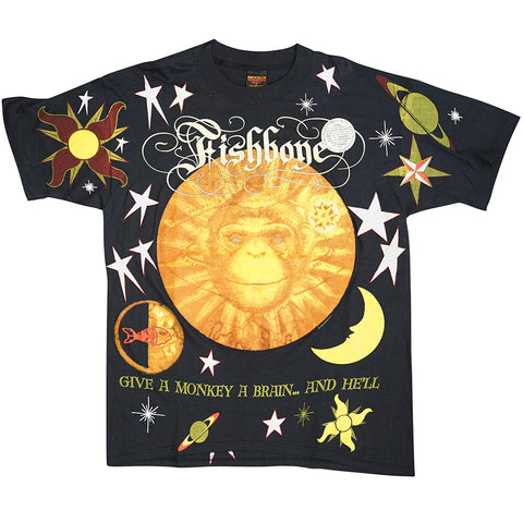 Vintage 1993 Fishbone 'Give A Monkey A Brain' T-Shirt