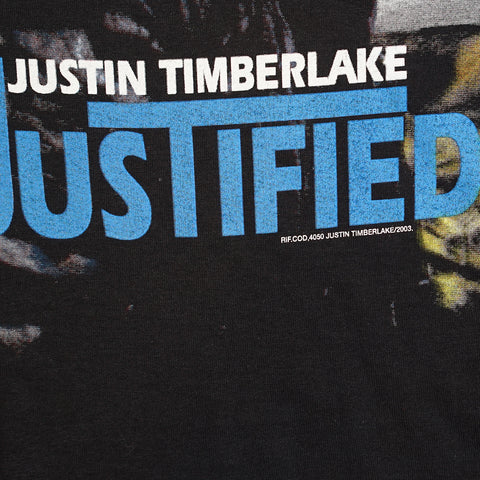 Vintage 2003 Justin Timberlake 'Justified' T-Shirt
