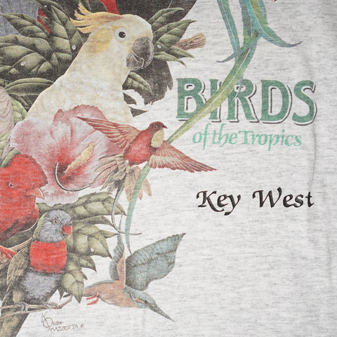 Vintage 90s Key West 'Birds Of The Tropics' T-Shirt