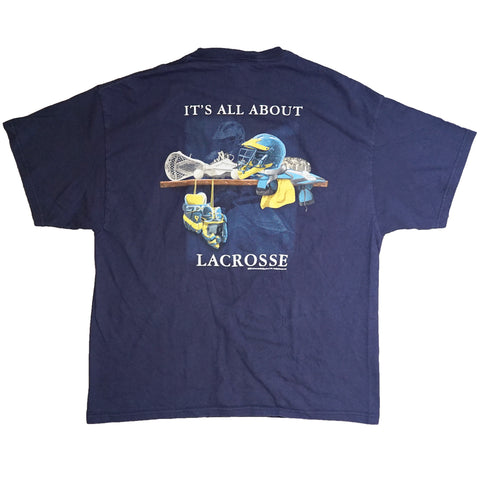 Vintage 2000s 'It's All About Lacrosse' T-Shirt