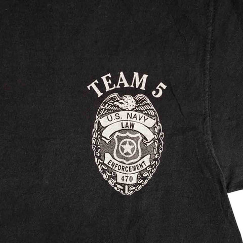 Vintage 90s U.S. Navy Law Enforcement T-Shirt