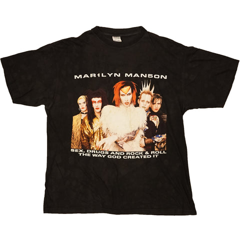Vintage 1999 Marilyn Manson 'Rock Is Dead Tour' T-Shirt