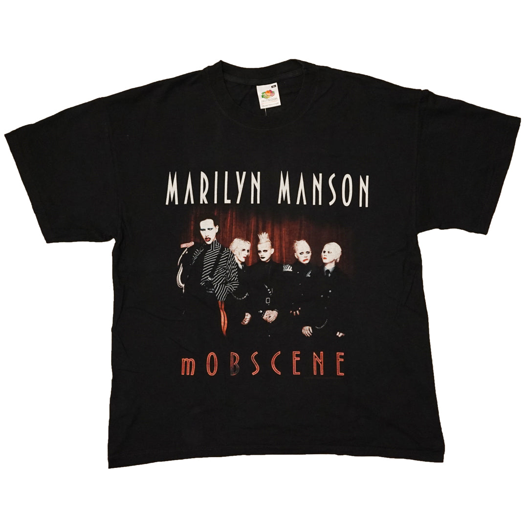 トップス 2003 Marilyn Manson tee Vintage 2003 Marilyn Manson 'Mobscene' T-Shirt – Sabbatical
