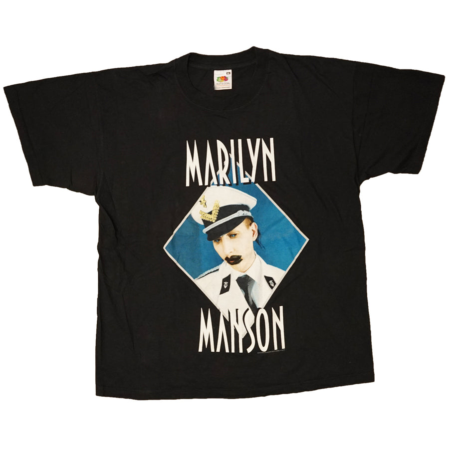 マリリンマンソン 半袖Ｔシャツ ヴィンテージ MARILYN MANSON the golden age of grotesque 2003's ブラック M 良品  56360EUM表記サイズ