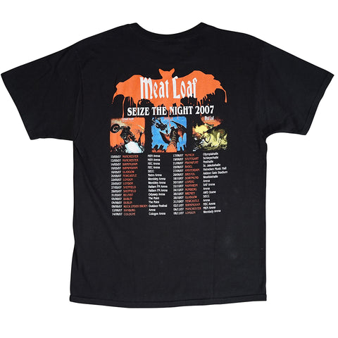 Vintage 2007 Meat Loaf 'Seize The Night' T-Shirt