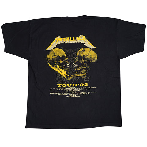 Vintage 1993 Metallica 'Unforgiven Tour' Europe Exclusive T-Shirt
