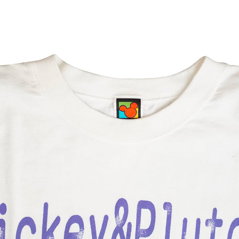Vintage 90s Disney 'Mickey & Pluto Home Plate' T-Shirt
