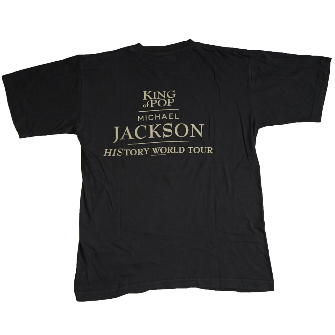 注目ショップ・ブランドのギフト Jackson Michael 1996 Vintage 'History T-Shirt Tour' World トップス