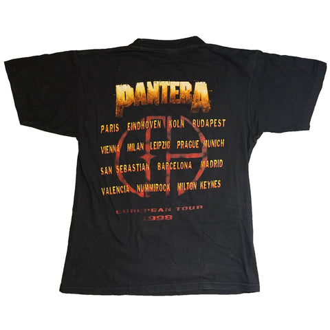 Vintage 1998 Pantera 'European Tour 1998' T-Shirt