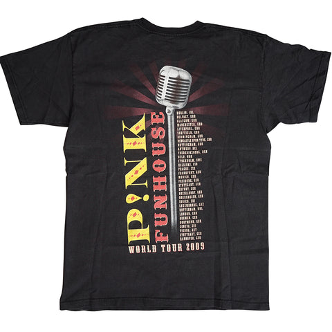 Vintage 2009 Pink 'Funhouse Tour' T-Shirt