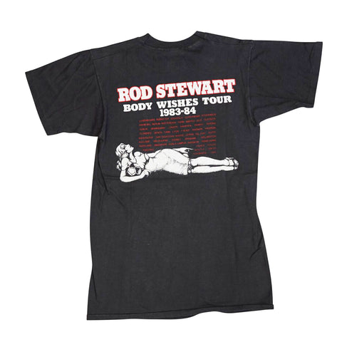 Vintage 1983 Rod Stewart 'Body Wishes Tour' T-Shirt