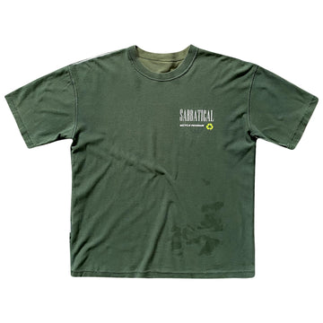 Sabbatical Recycle Program T-Shirt Army Green