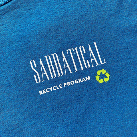 Sabbatical Recycle Program T-Shirt Blue