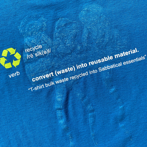Sabbatical Recycle Program T-Shirt Blue