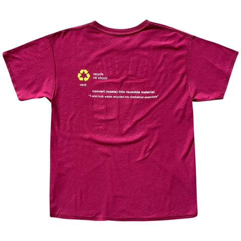 Sabbatical Recycle Program T-Shirt Magenta