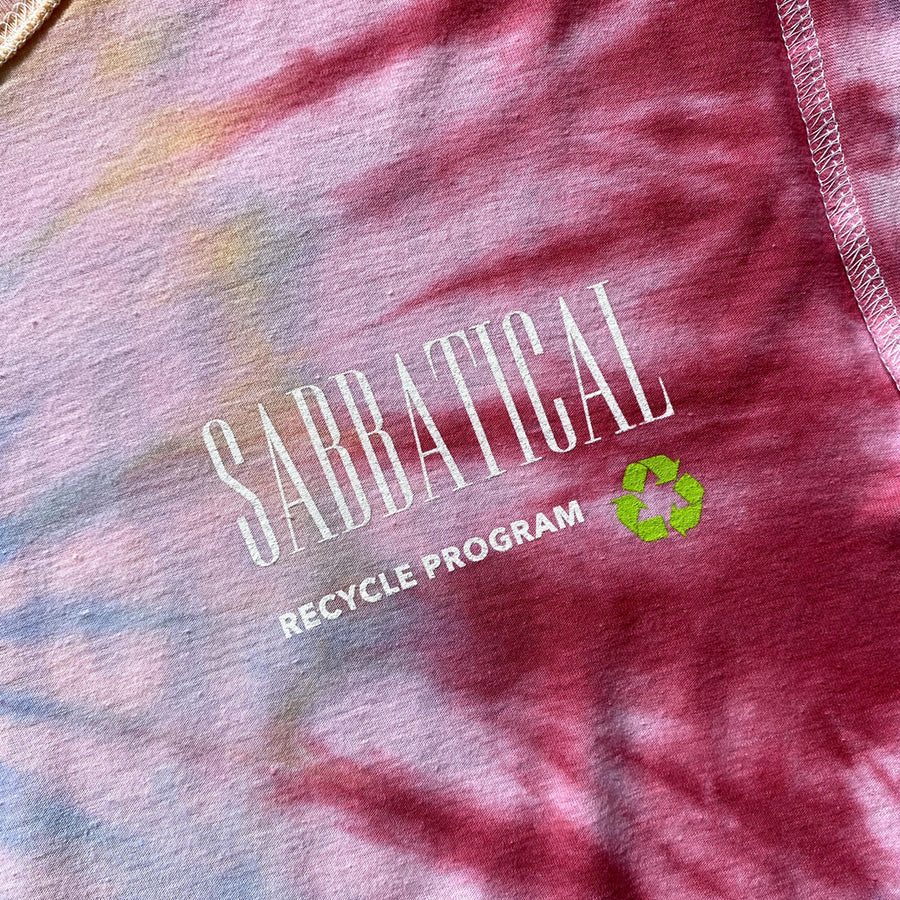 Sabbatical Recycle Program T-Shirt Tie Dye