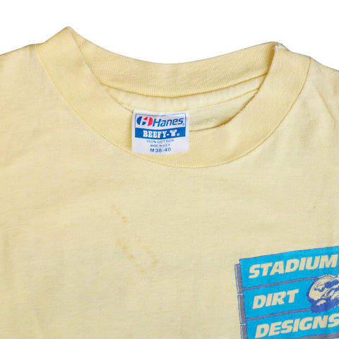 Vintage 80s Stadium Dirt Designs By John Savitski T-Shirt