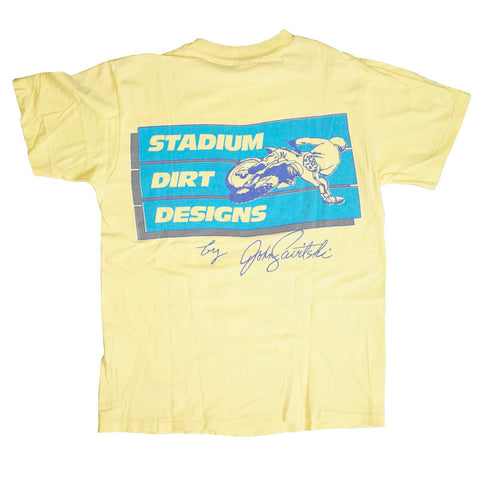 Vintage 80s Stadium Dirt Designs By John Savitski T-Shirt