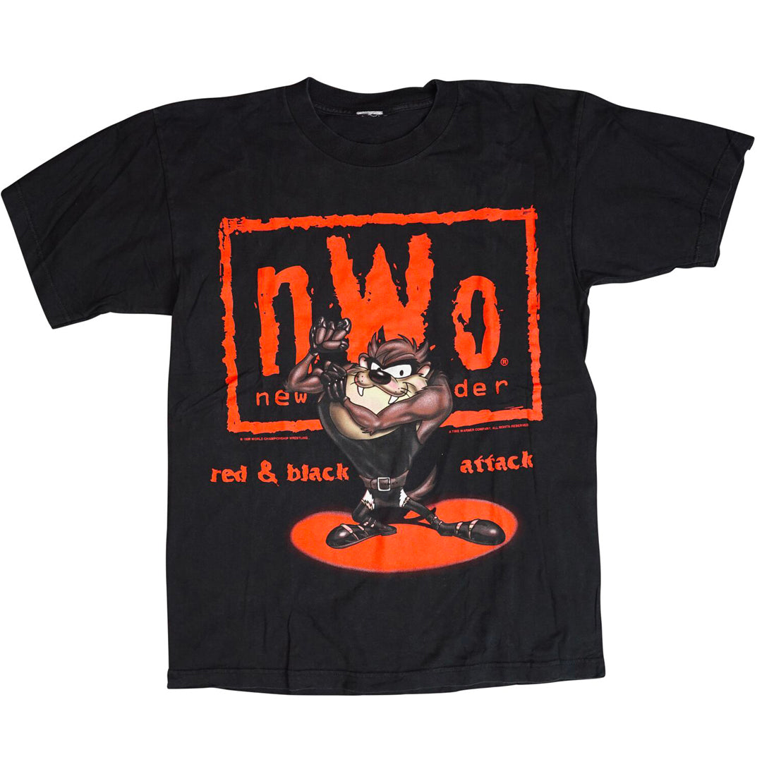 Vintage 1998 Looney Tunes WCW 'New World Order' T-Shirt