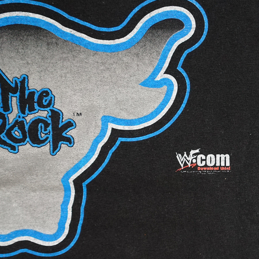 Vintage 2000s WWE 'Finally The Rock Has Come Back To' T-Shirt