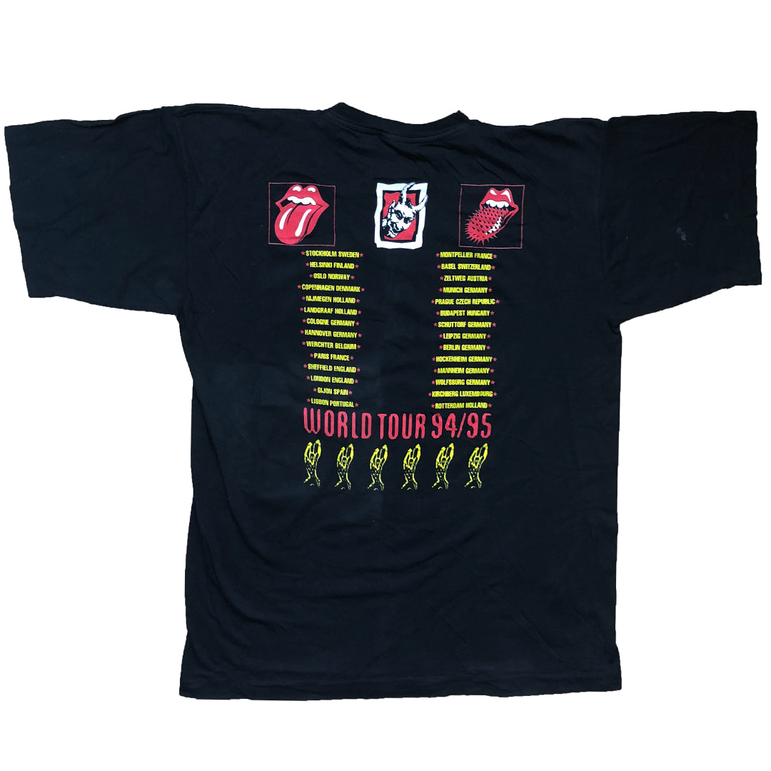 Vintage 1995 The Rolling Stones 'World Tour '94/'95' T-Shirt