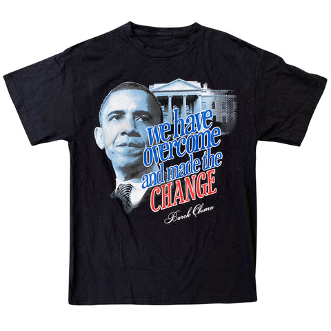 Vintage 2000s Obama 'We Have Overcome And Made The Change' T-Shirt