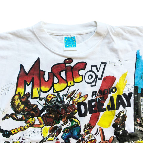 Vintage 1999 Music On Radio Deejay T-Shirt