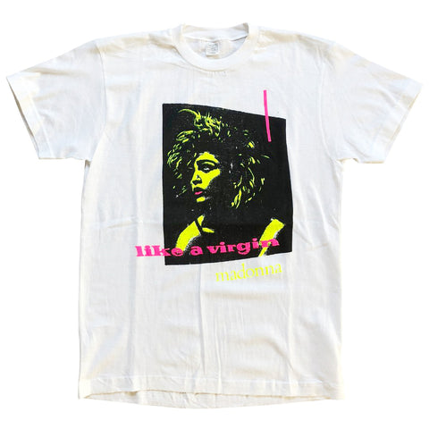 Vintage 80s Madonna 'Like A Virgin' T-Shirt